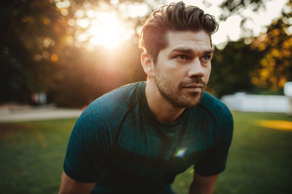 Sperm donor maintaining a healthy, active lifestyle